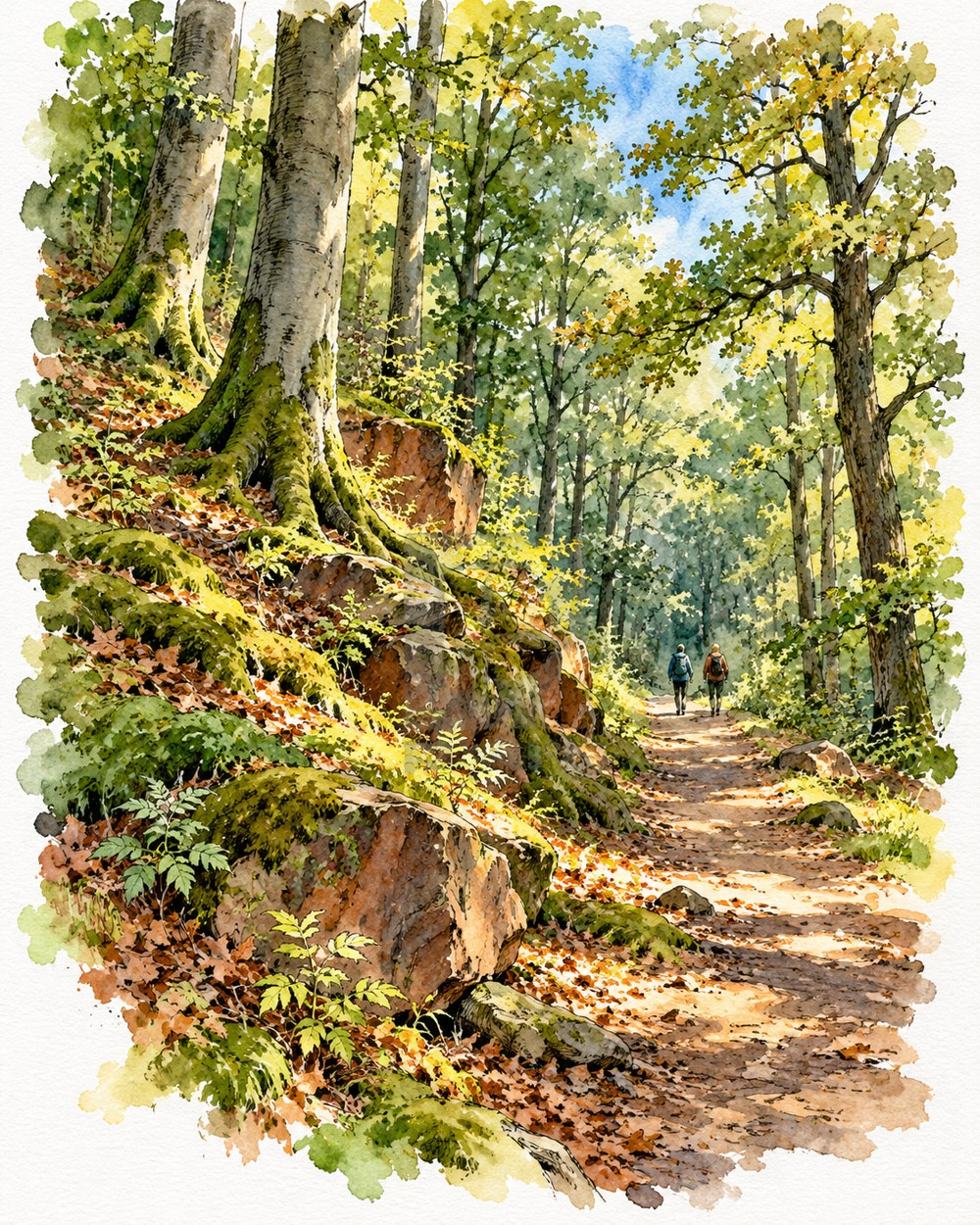 Freie Illustration zum Thema Zeisigwald