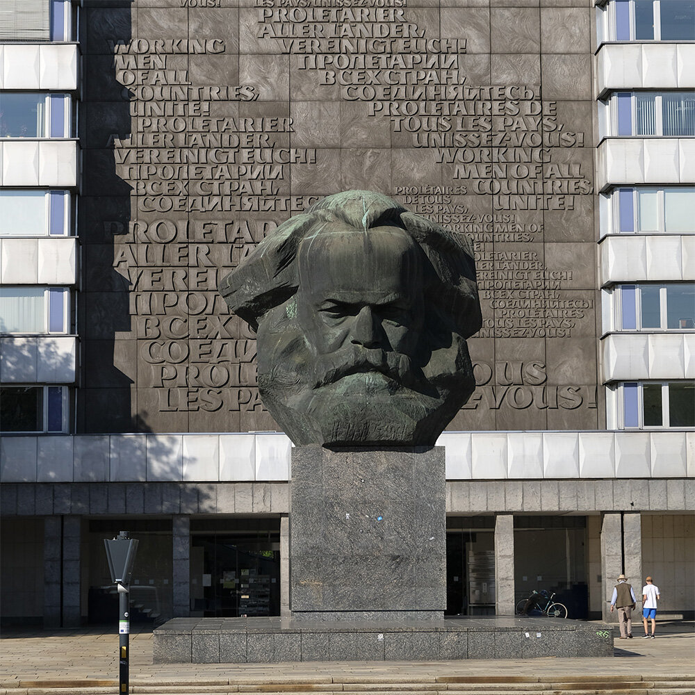 Karl Marx-Monument in Chemnitz - Kulturhauptstadt Europas 2025