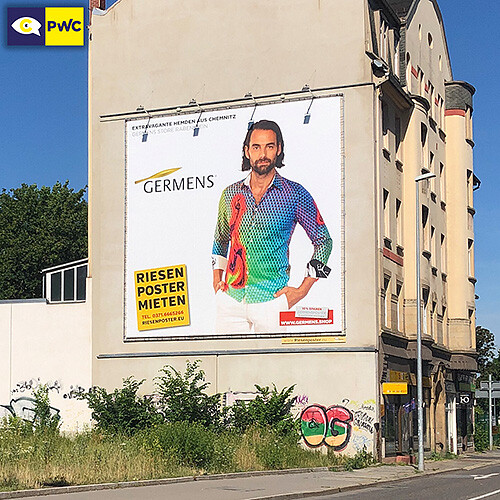 Plakatwerbung-Chemnitz-Außenwerbung-HARTI-GERMENS-Hemden