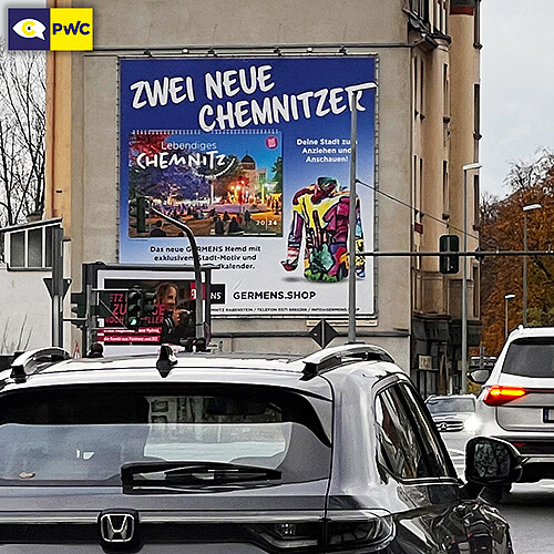 Plakatwerbung-Chemnitz-Außenwerbung-HARTI-Wandkalender-Chemnitz-GERMENS-Hemd