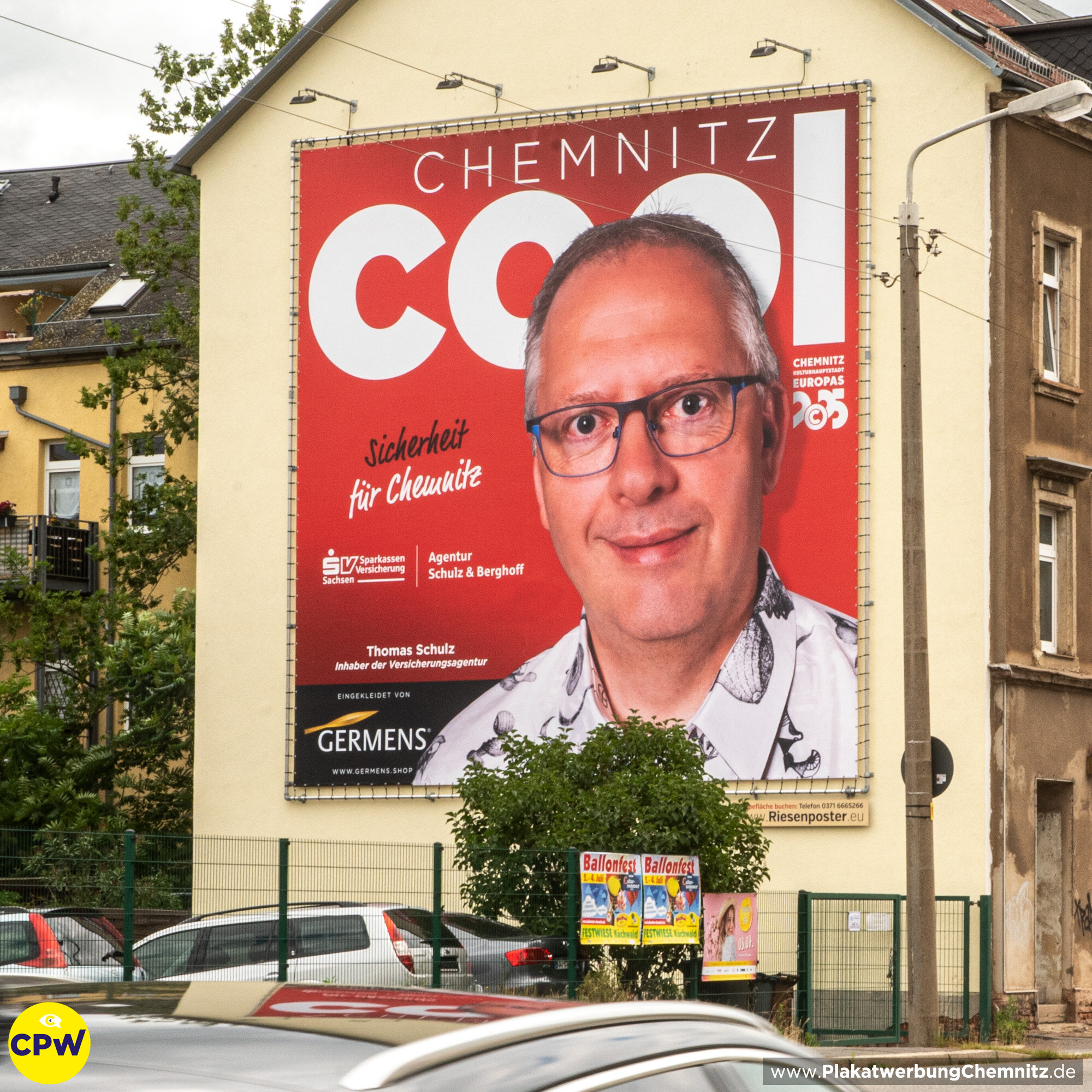 CPW Plakatwerbung Chemnitz - Werbefläche ZWICKE 64 m² - Chemnitz Cool 