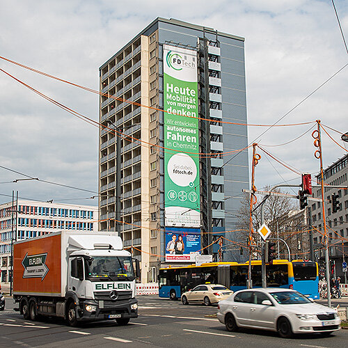 PWC Plakatwerbung Chemnitz - Außenwerbung Standort MEGA 240 m²