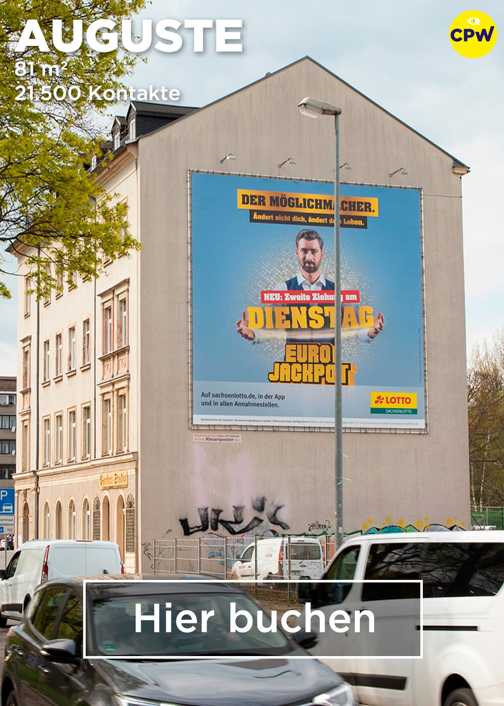 CPW Plakatwerbung Chemnitz - Werbestandort AUGUSTE