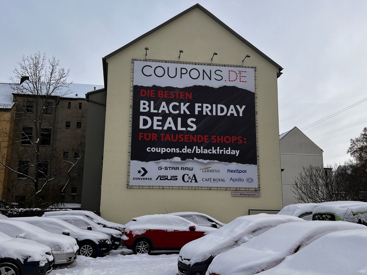 COUPONS.DE-Riesenposter im Dezember 2023