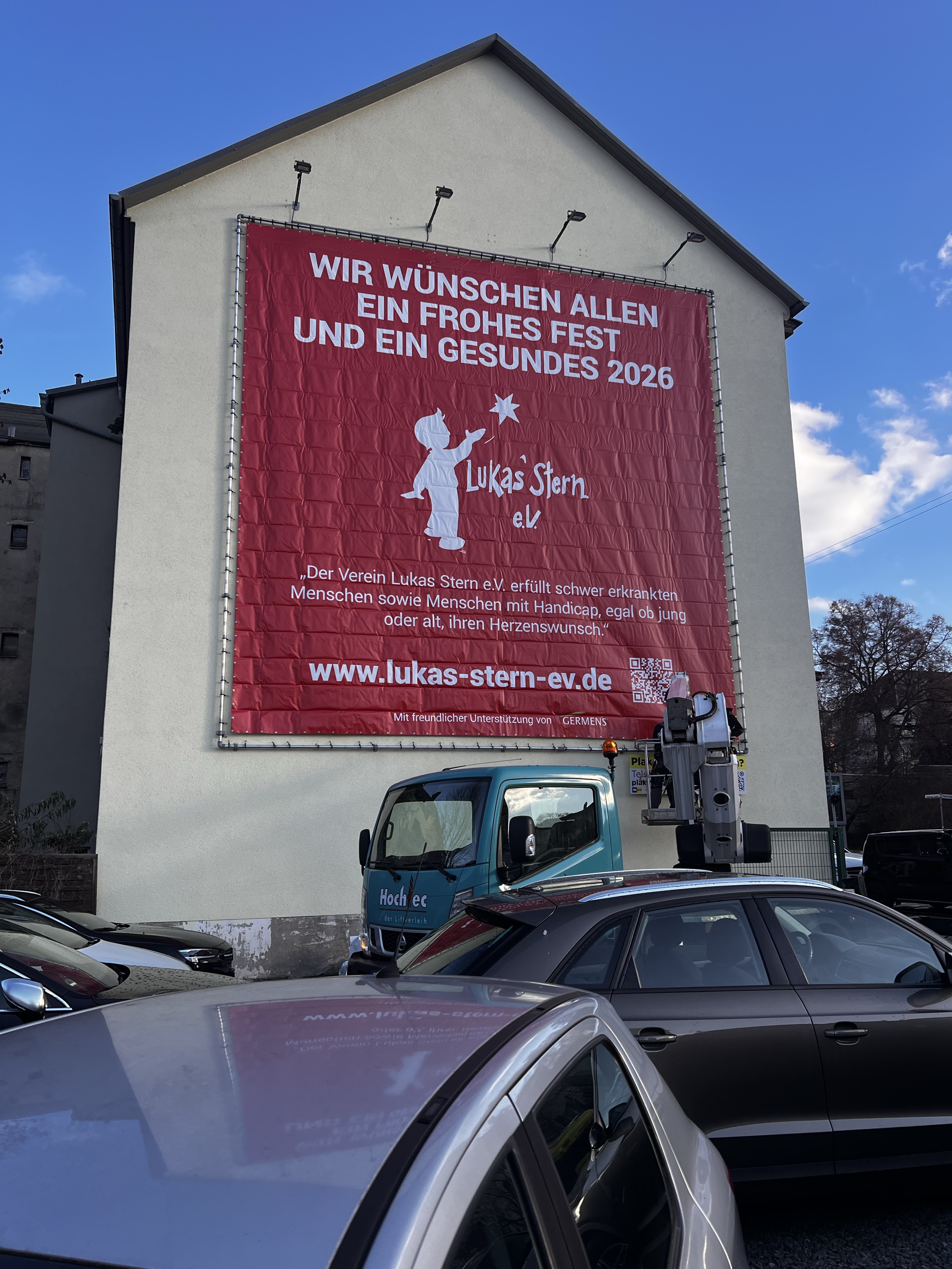 Weihnachtsplakat von Lukas Stern am ZWICKE