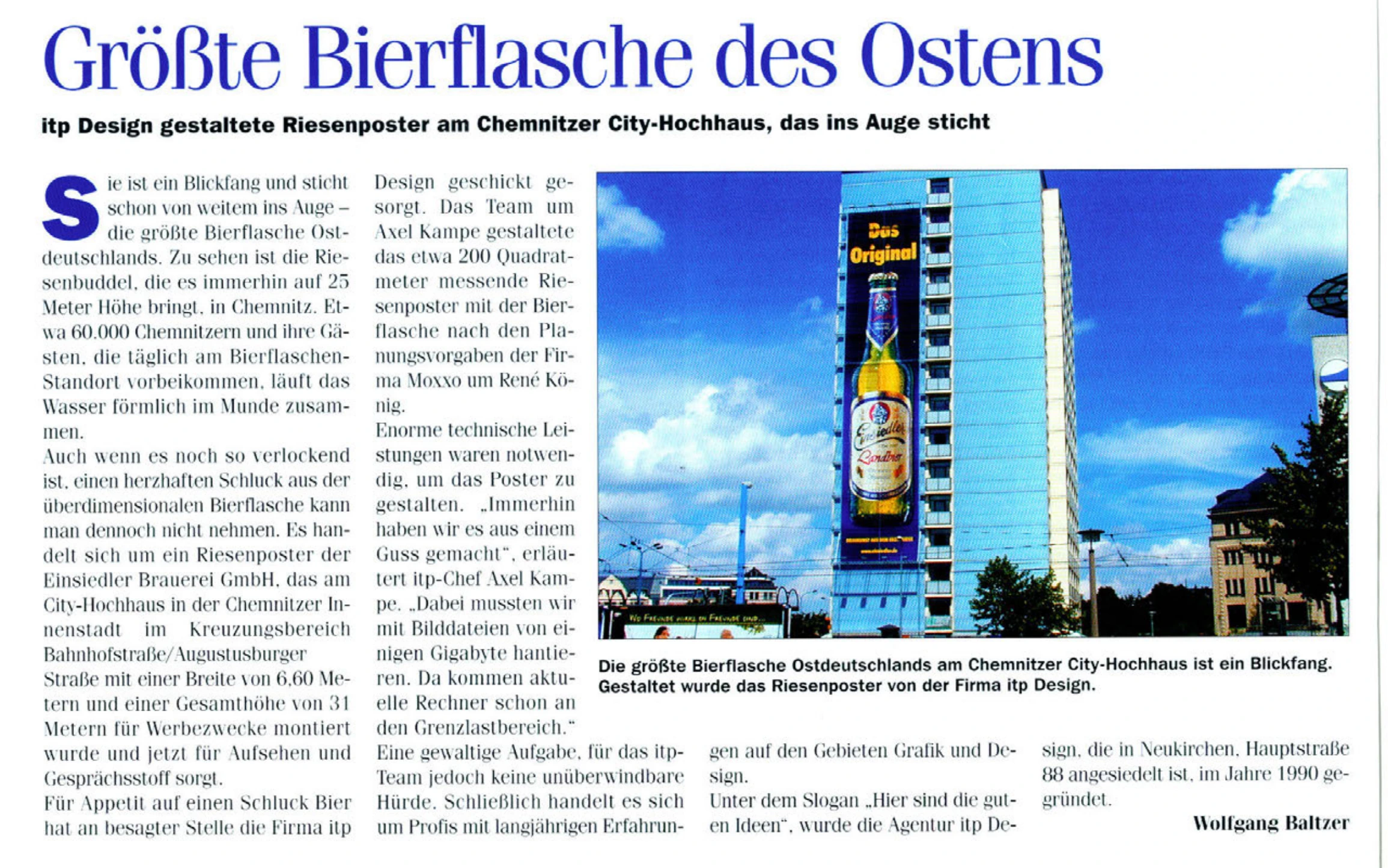 Presseausschnitt: CityJournal, 2003
