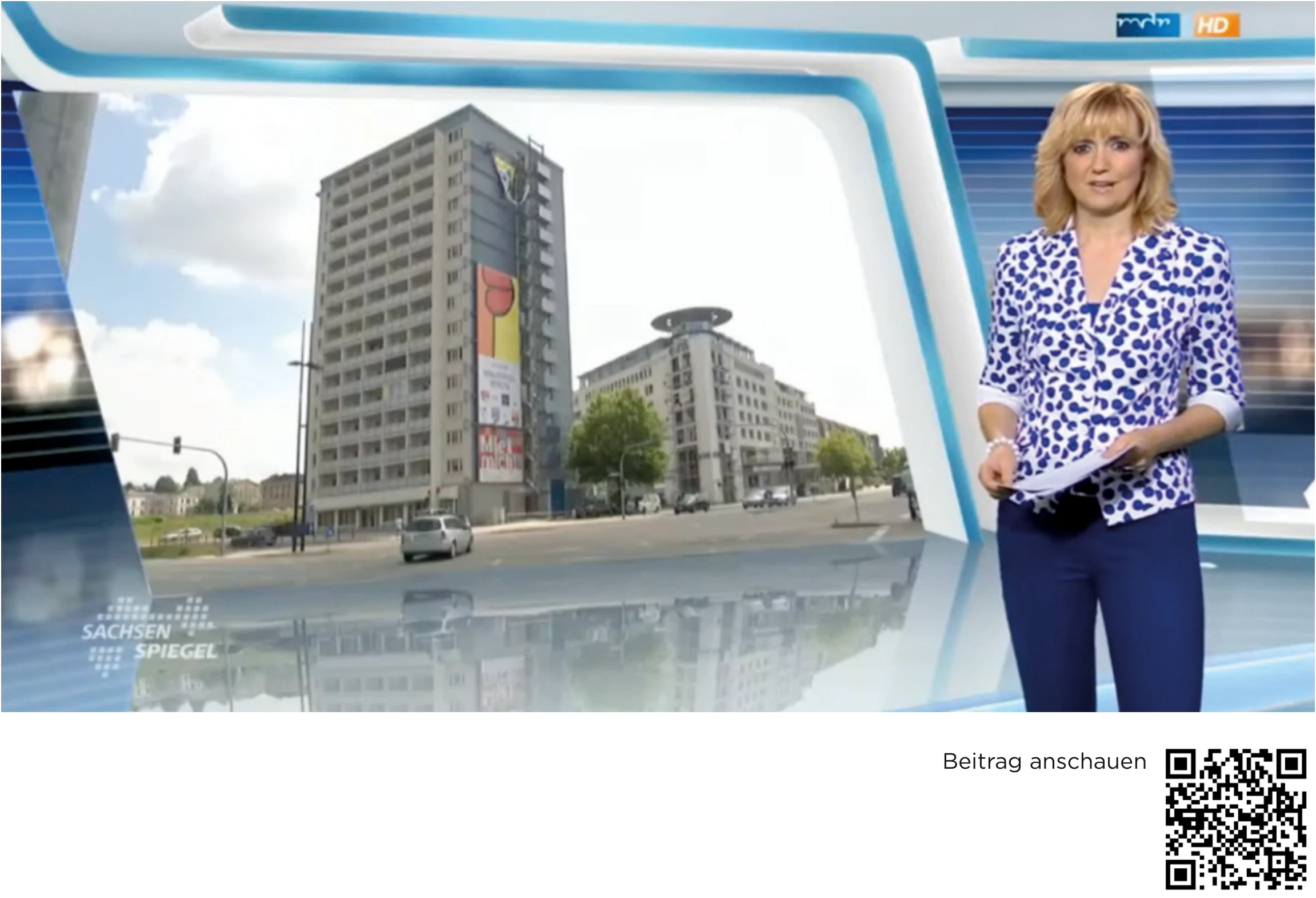 TV-Beitrag · Archivabbildung: mdr Sachsenspiegel, Juni 2014