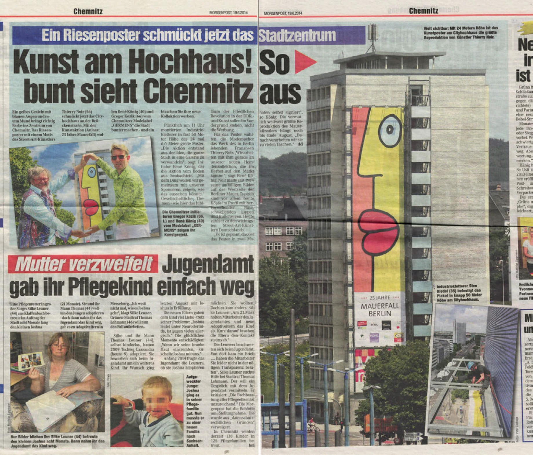 Presseausschnitt: Morgenpost, 19.06.2014